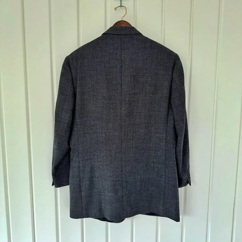 Yves Saint Laurent Italian-made Worsted Wool Grey Suit for Dillards Tailored